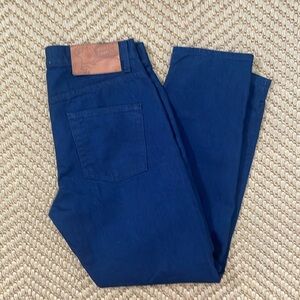 Naked & Famous Denim Blue Chinos Classic Style